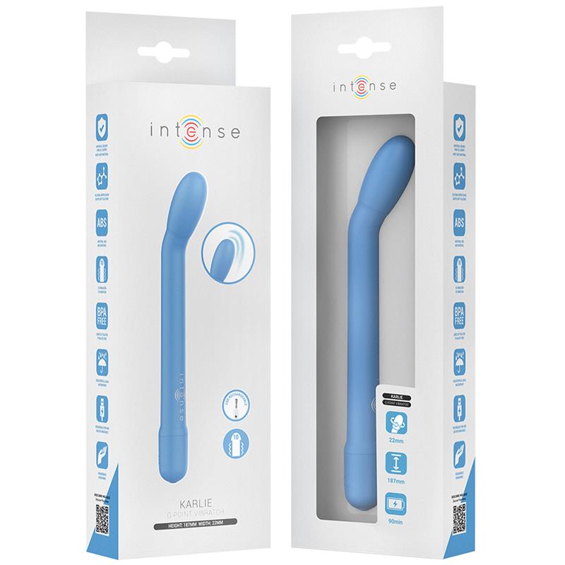 KARLIE RECHARGEABLE G-SPOT STIMULATOR BLUE