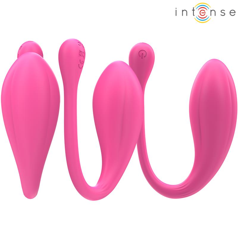 JANICE U VIBRATOR DOUBLE STIMULATION 10 VIBRATIONS PINK REMOTE CONTROL