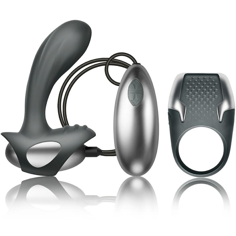 EXCITE KIT COCK RING + WIRE PROSTATE MASSAGER