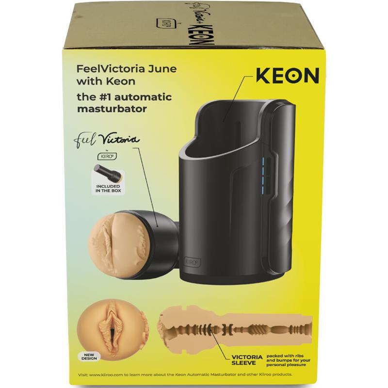 KEON WIFI COMBO VICTORIA JUNE AUTOMATIC MASTURBATOR + FEEL STROKER
