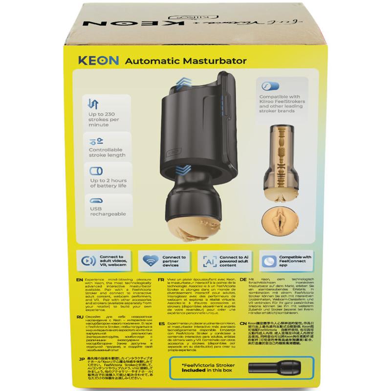 KEON WIFI COMBO VICTORIA JUNE AUTOMATIC MASTURBATOR + FEEL STROKER