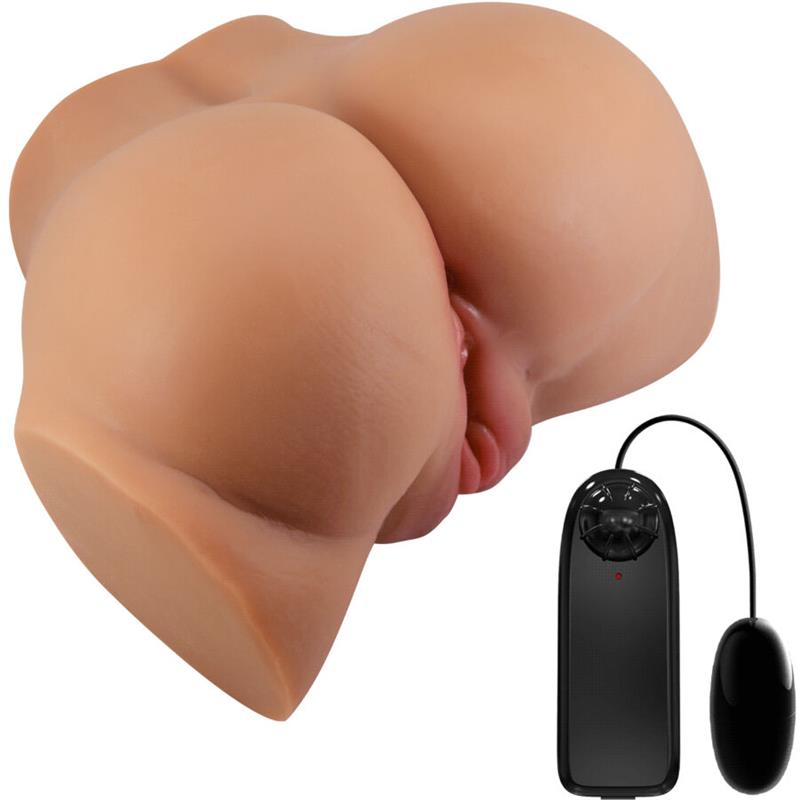 EMILIA ASS VIBRATOR WITH REALISTIC VAGINA AND ANUS FLESH REMOTE CONTROL