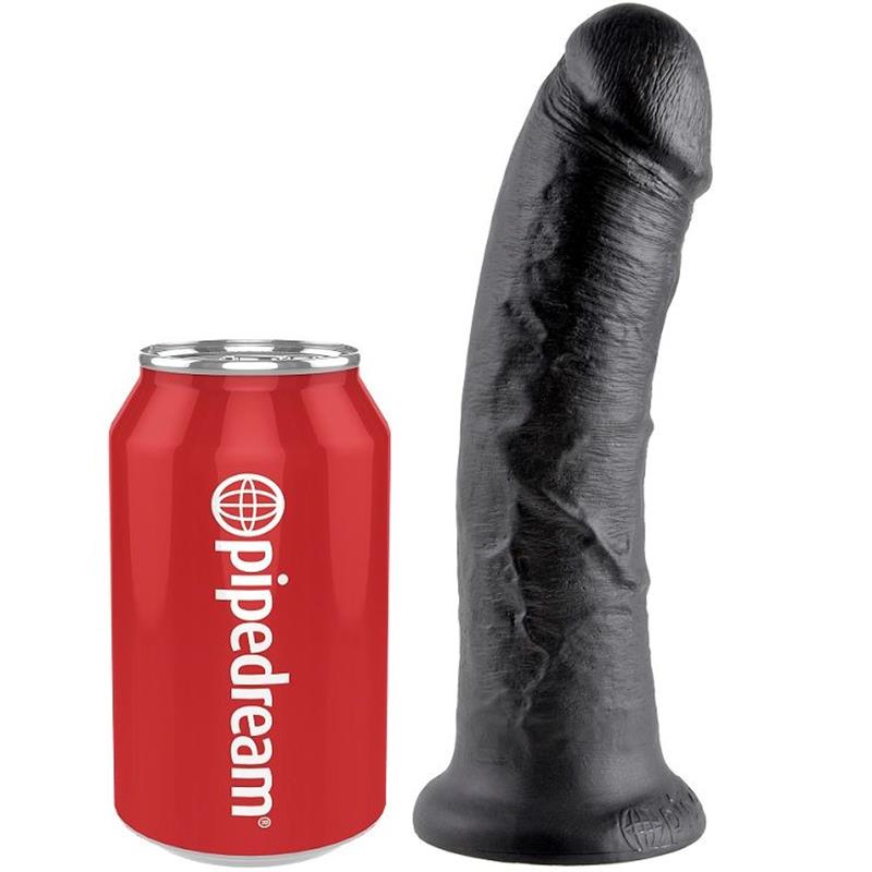 8 DILDO BLACK 20.3 CM