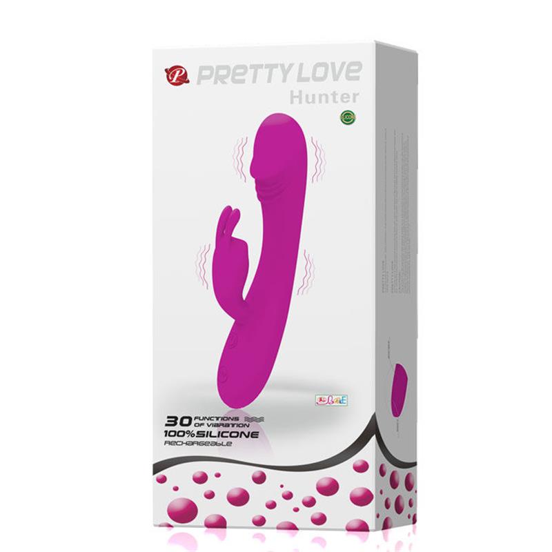 SMART VIBRATOR WITH RABBIT 30 HUNTER MODES
