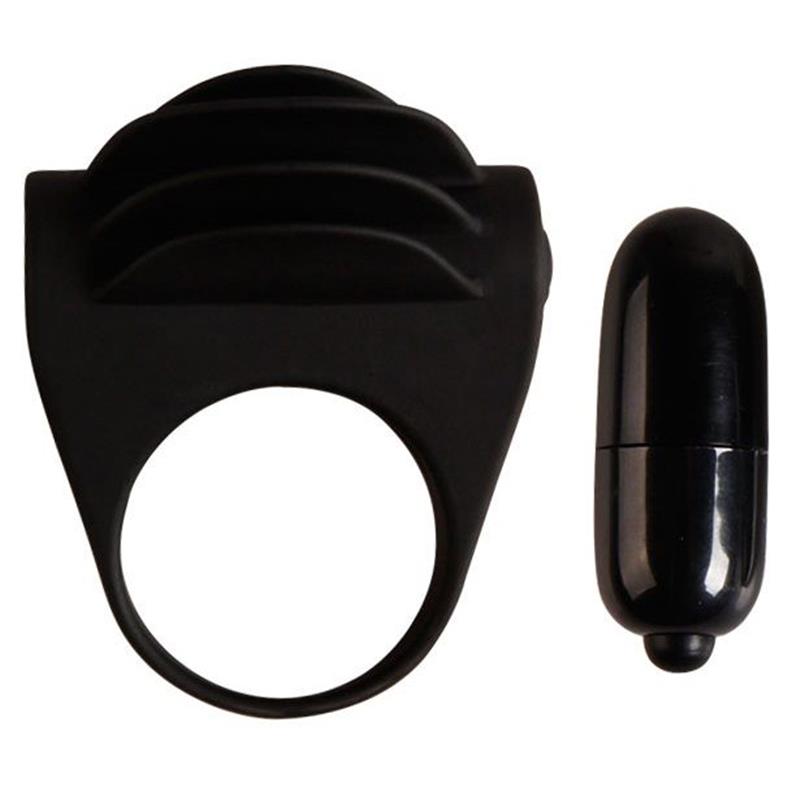 CHESTER BLACK VIBRATOR RING