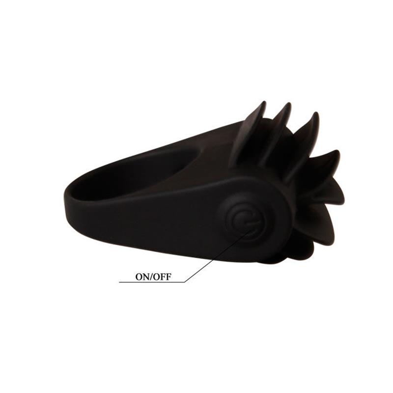 CHESTER BLACK VIBRATOR RING