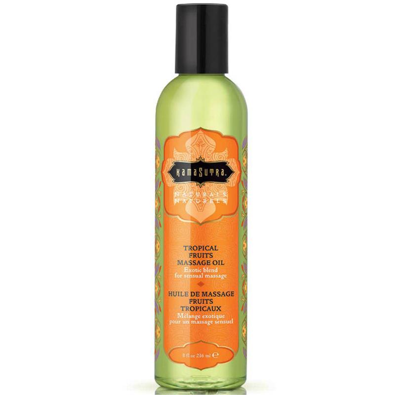 NATURALS MASSAGE OIL TROPICAL FRUITS 236ML