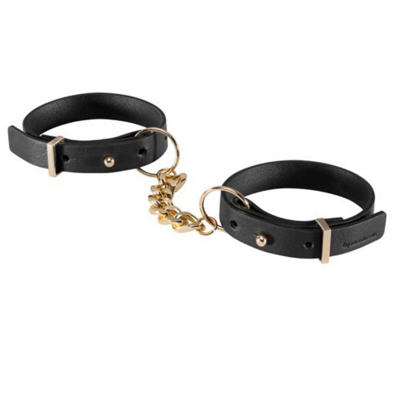 INDISCRETS MAZE HANDCUFFS BLACK BRACELETS