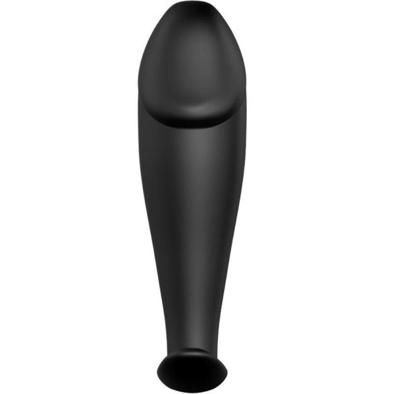 ANAL PLUG SILICONE PENIS FORM BLACK