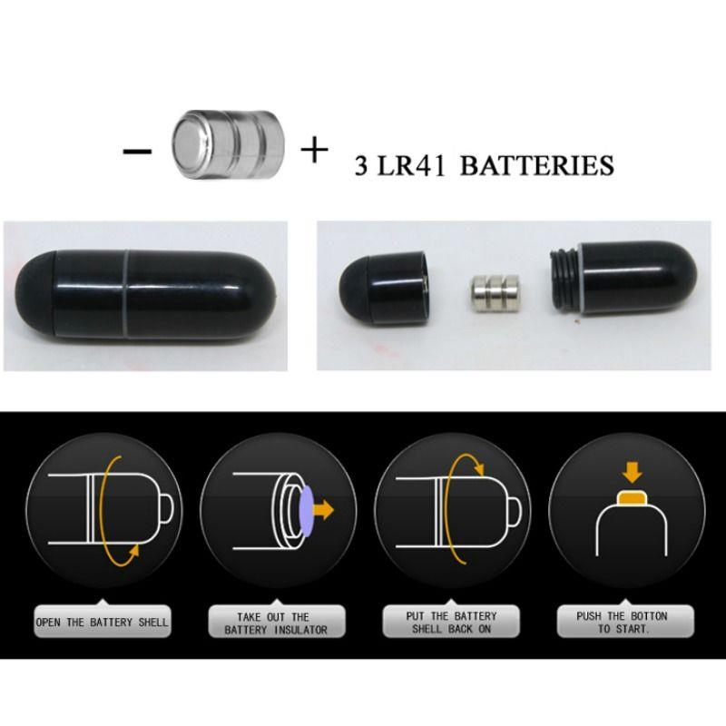 FLIRTATION STEWARD BLACK VIBRATION THIMBLE