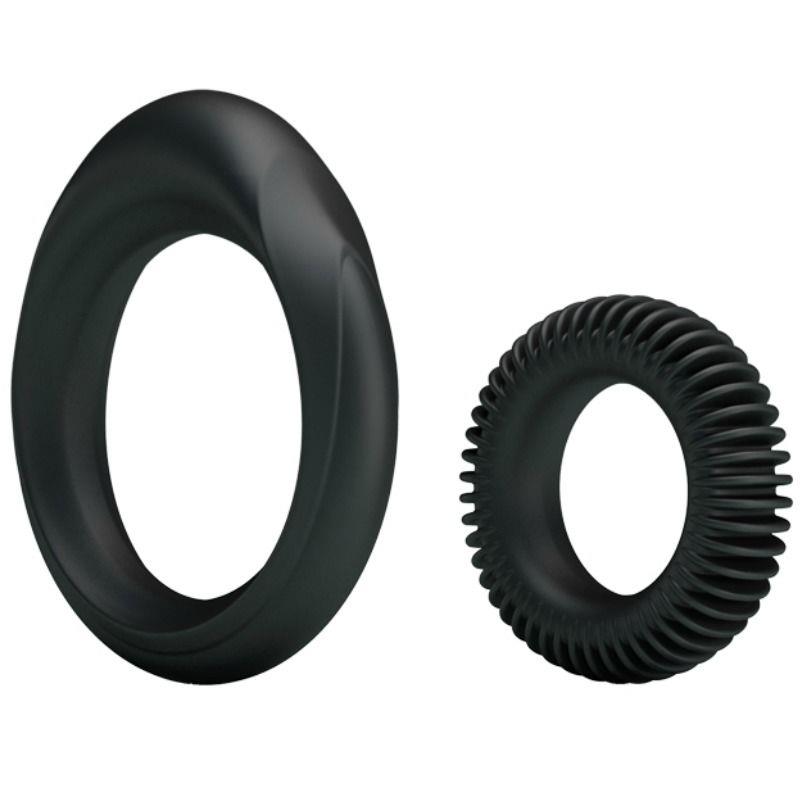 KIT 2 SILICONE RINGS RING MANHOOD