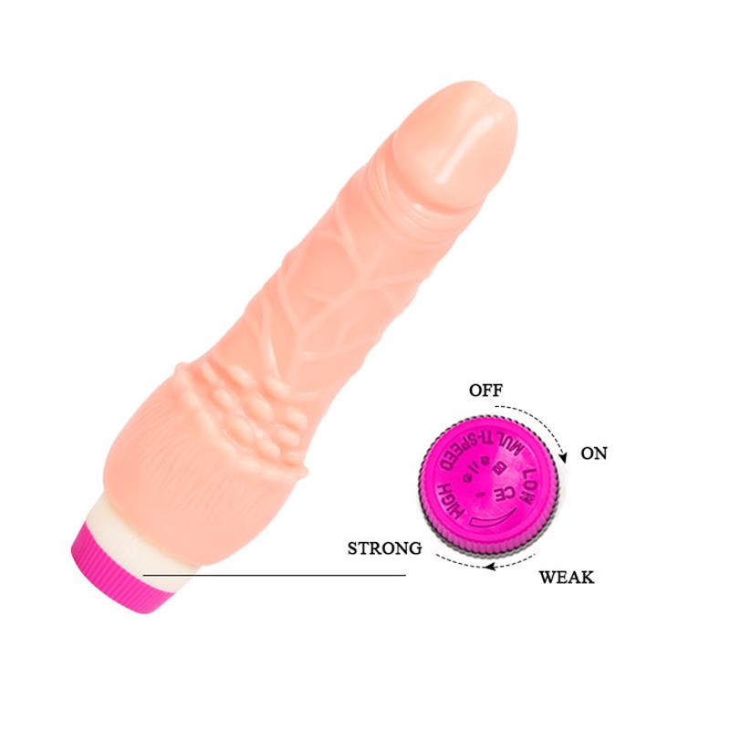 WAVES OF PLEASURE REALISTIC VIBRATING 19.5 CM