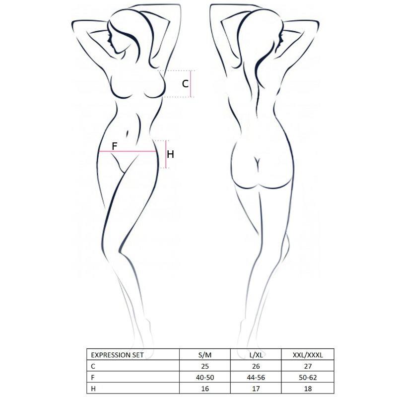 WOMAN EXPRESSION SET SIZE S/M FETISH