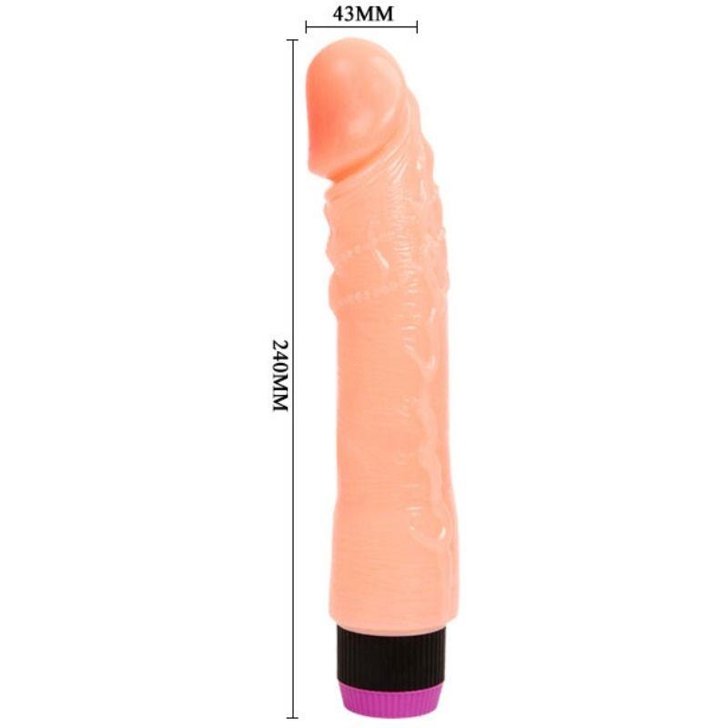 NATURAL FLEXIBLE REALISTIC VIBRATOR 24 CM