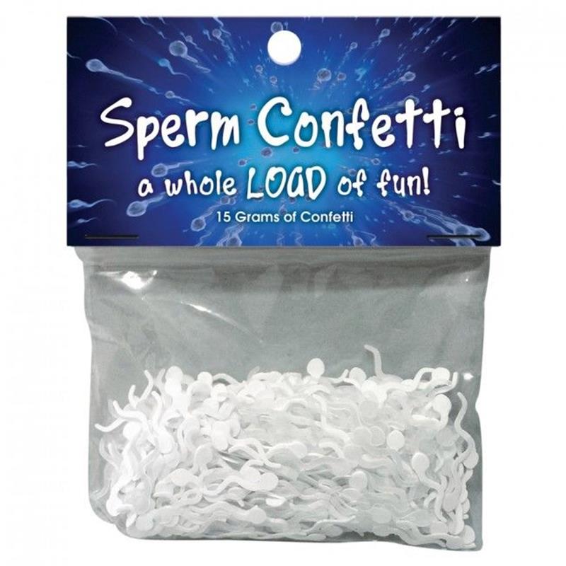 SPERM-SHAPED CONFETTI