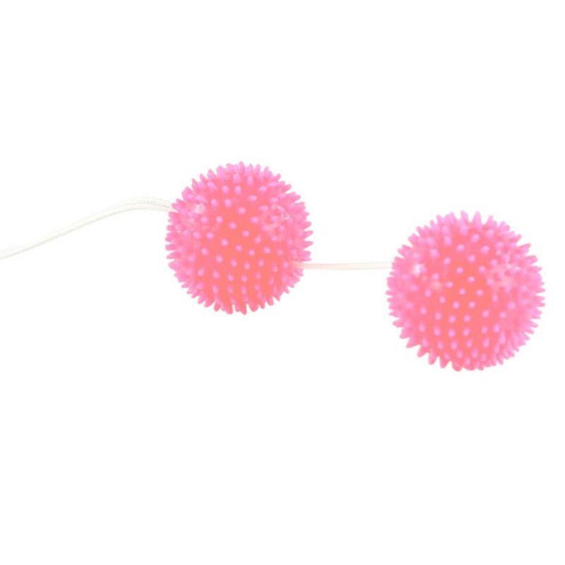 A DEEPLY PLEASURE PINK TEXTURED BALLS 3.6 CM