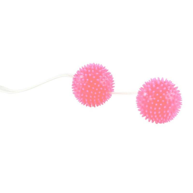 A DEEPLY PLEASURE PINK TEXTURED BALLS 3.6 CM