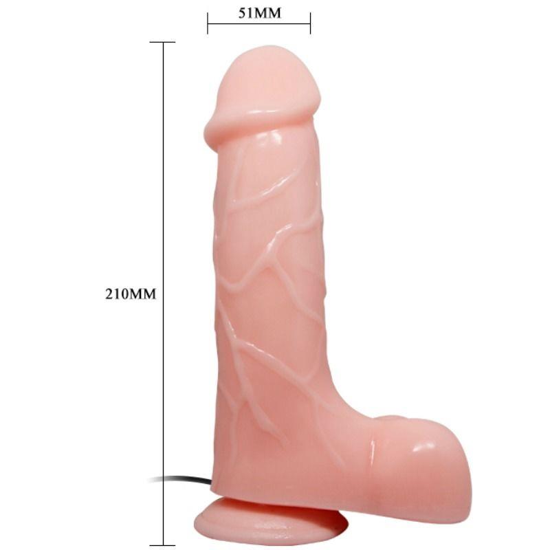 NATURAL BARBARA REALISTIC VIBRATOR 21 CM