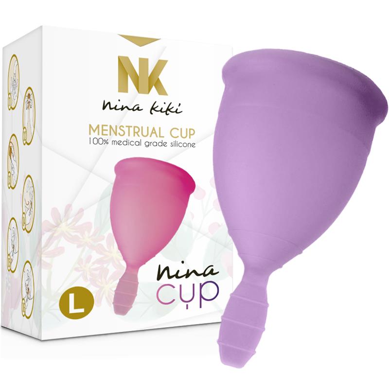 MENSTRUAL CUP PURPLE - SIZE L