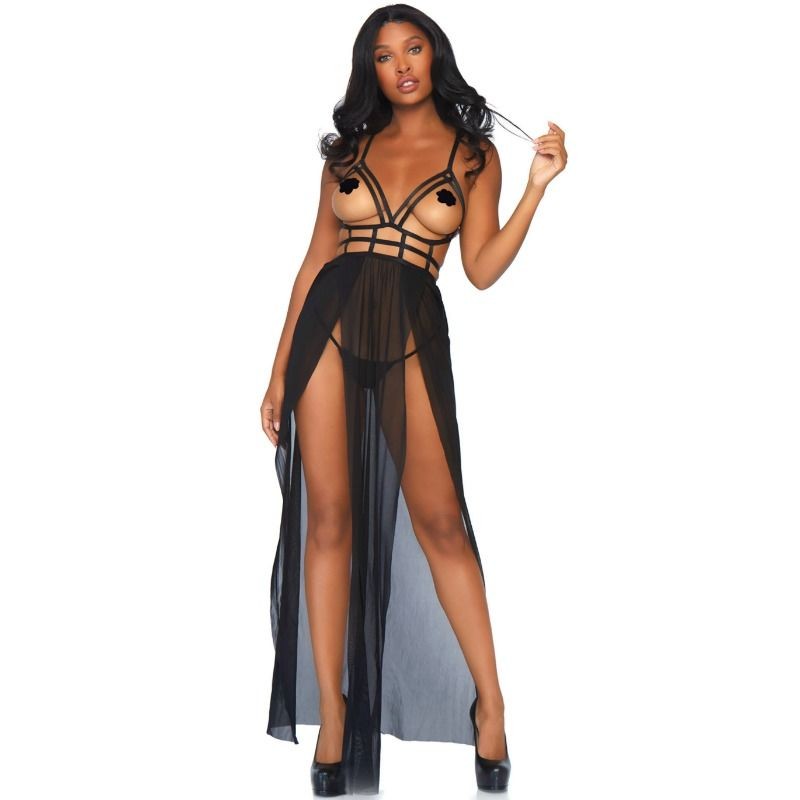 CAGE MAXI DRESS AND THONG S/M