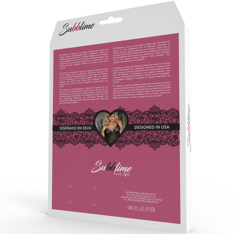 QUEEN PLUS FETISH SHORT SLEEVE TEDDY