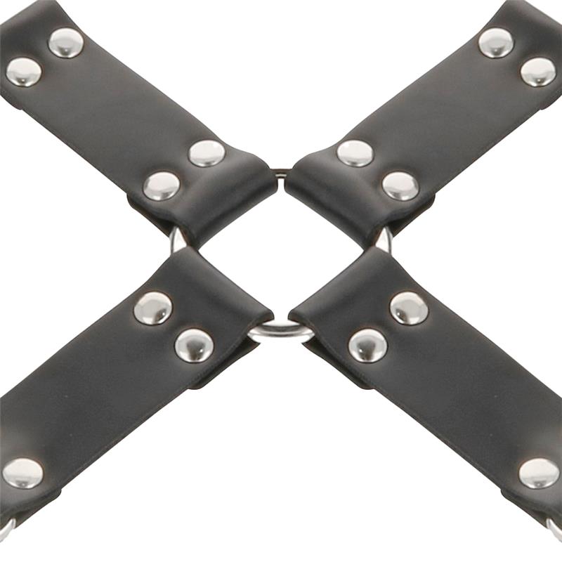 LEATHER HANDCUFFS FOR FOOT AND HANDS BLACK