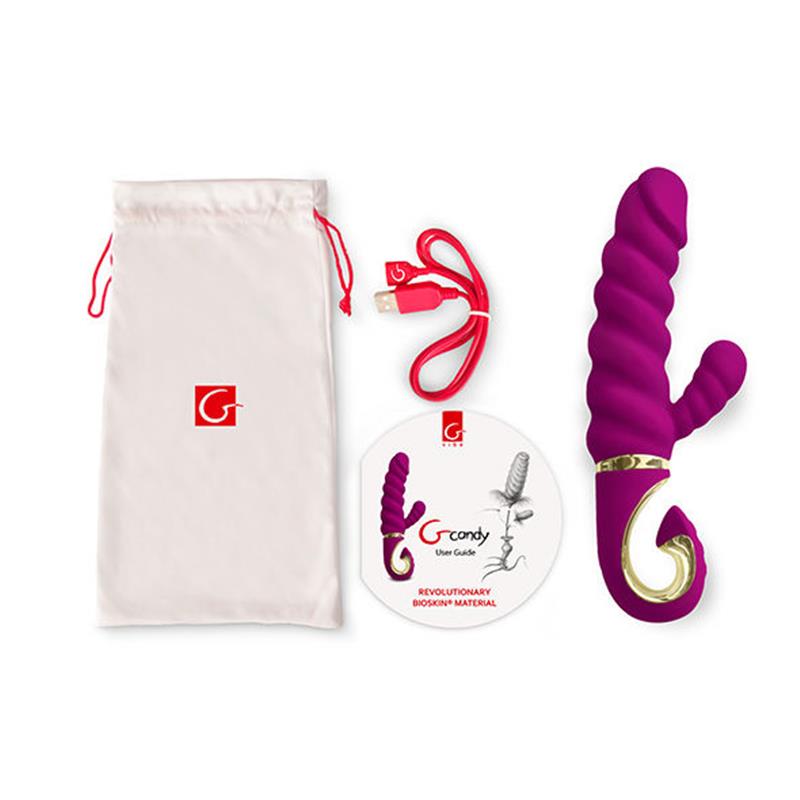 FUN TOYS ZAJČJI VIBRATOR GCANDY SLADKA MALINA