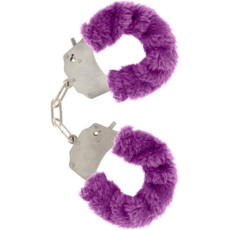 FURRY FUN CUFFS BONDAGE PURPLE