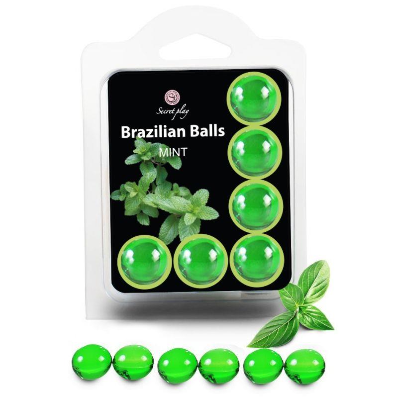 SET 6 BRAZILIANS BALLS MINT