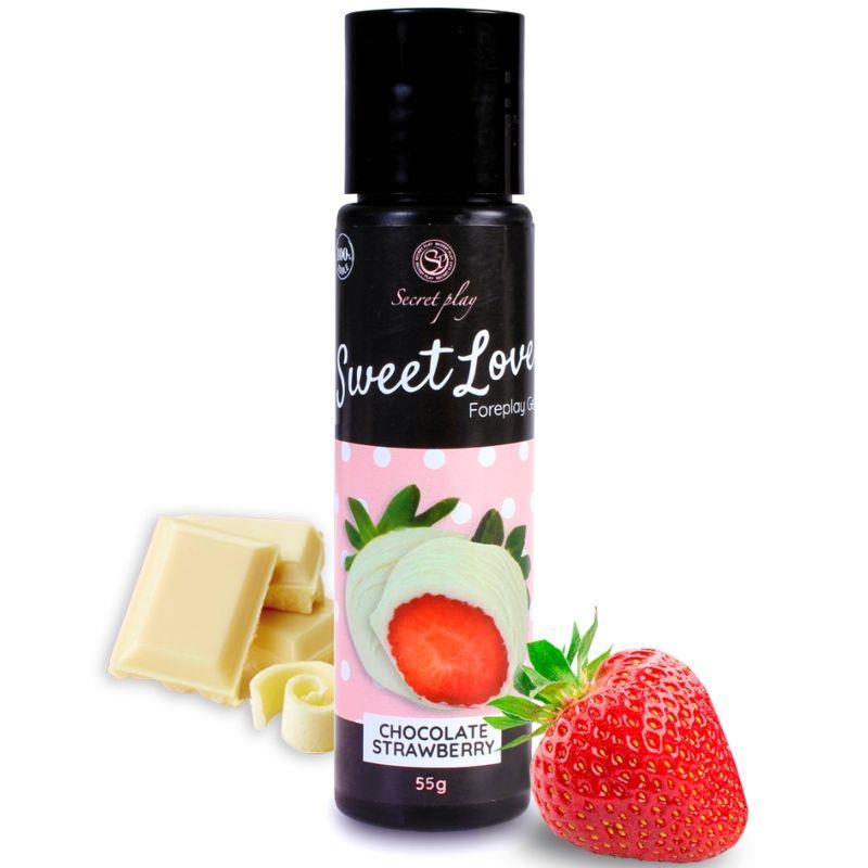 GEL SWEET LOVE JAGODA I BIJELA ČOKOLADA 60 ML