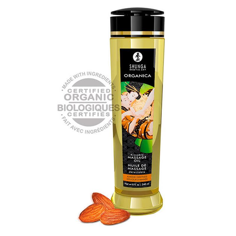 ORGANIC ALMOND MASSAGE OIL 240 ML