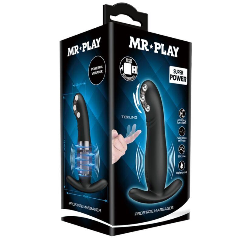 RECHARGEABLE BLACK PROSTATE MASSAGER