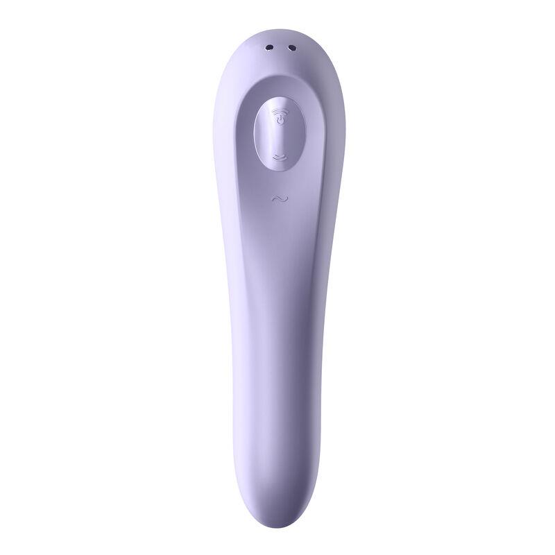DUAL PLEASURE AIR PULSE VIBRATOR MAUVE