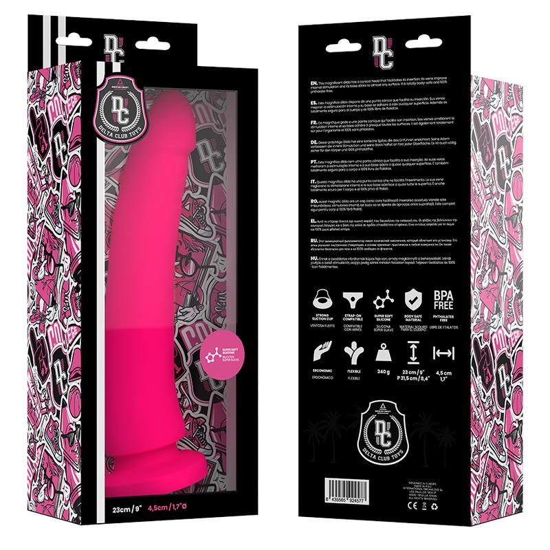 IGRAČE ROZA DILDO MEDICINSKI SILIKON 23 CM -O- 4.5 CM