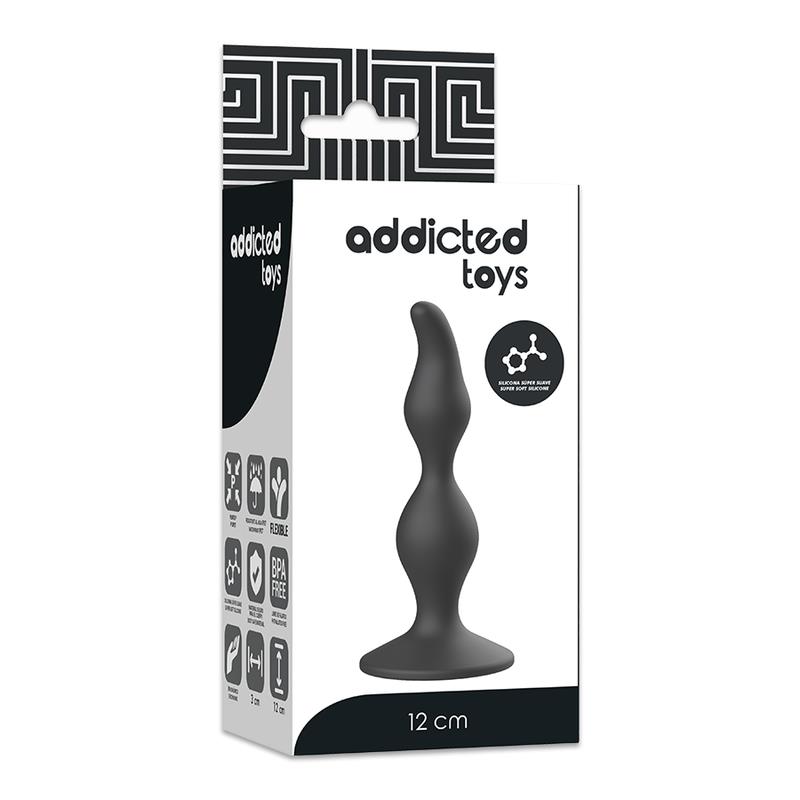ANAL SEXUAL PLUG 12 CM BLACK