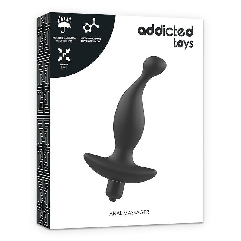 ANAL MASSAGER WITH BLACK VIBRATIONMODEL 1