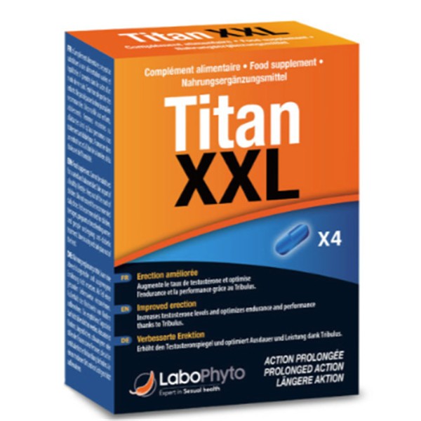 Titan XXL erekcijske tablete (4 tabletke)