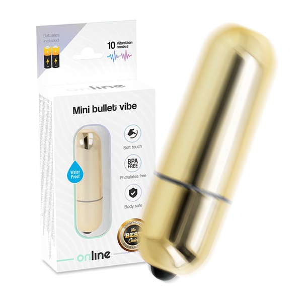 Bullet vibrator Mini Golden boy