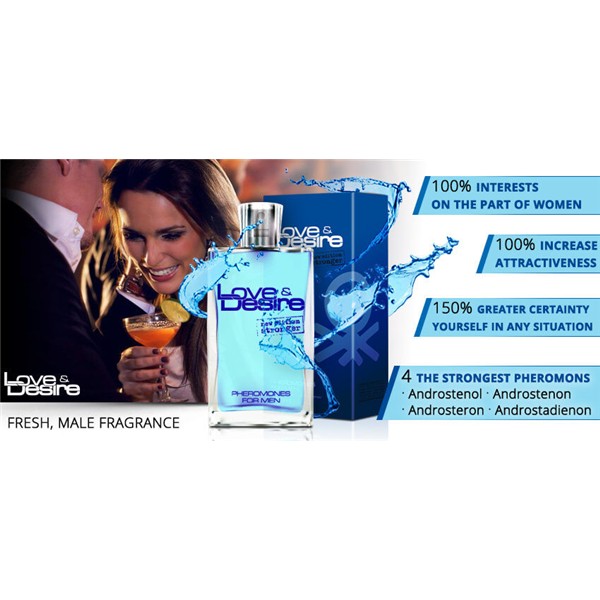 Parfum Love&Desire s feromoni za moške (50 ml)