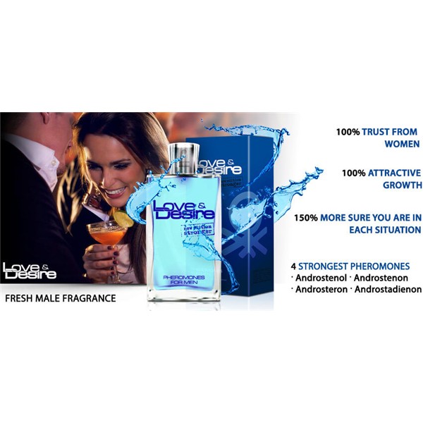 Parfum Love&Desire s feromoni za moške (50 ml)