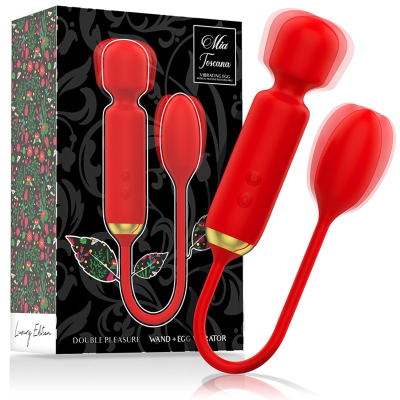Mia Red Massager and Vibrating Egg